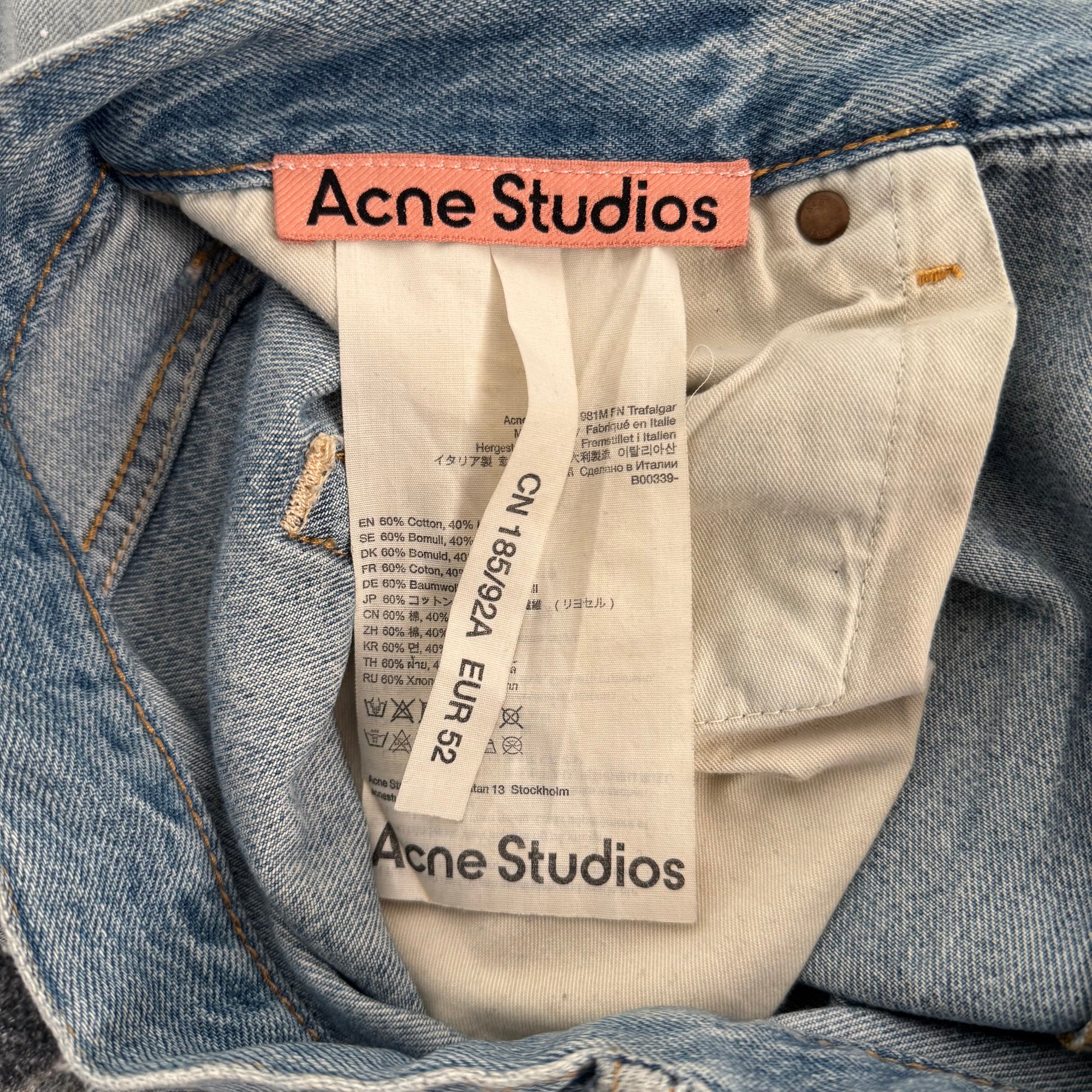 Acne Studios 1981m Trafalgar Loose Fit Trousers