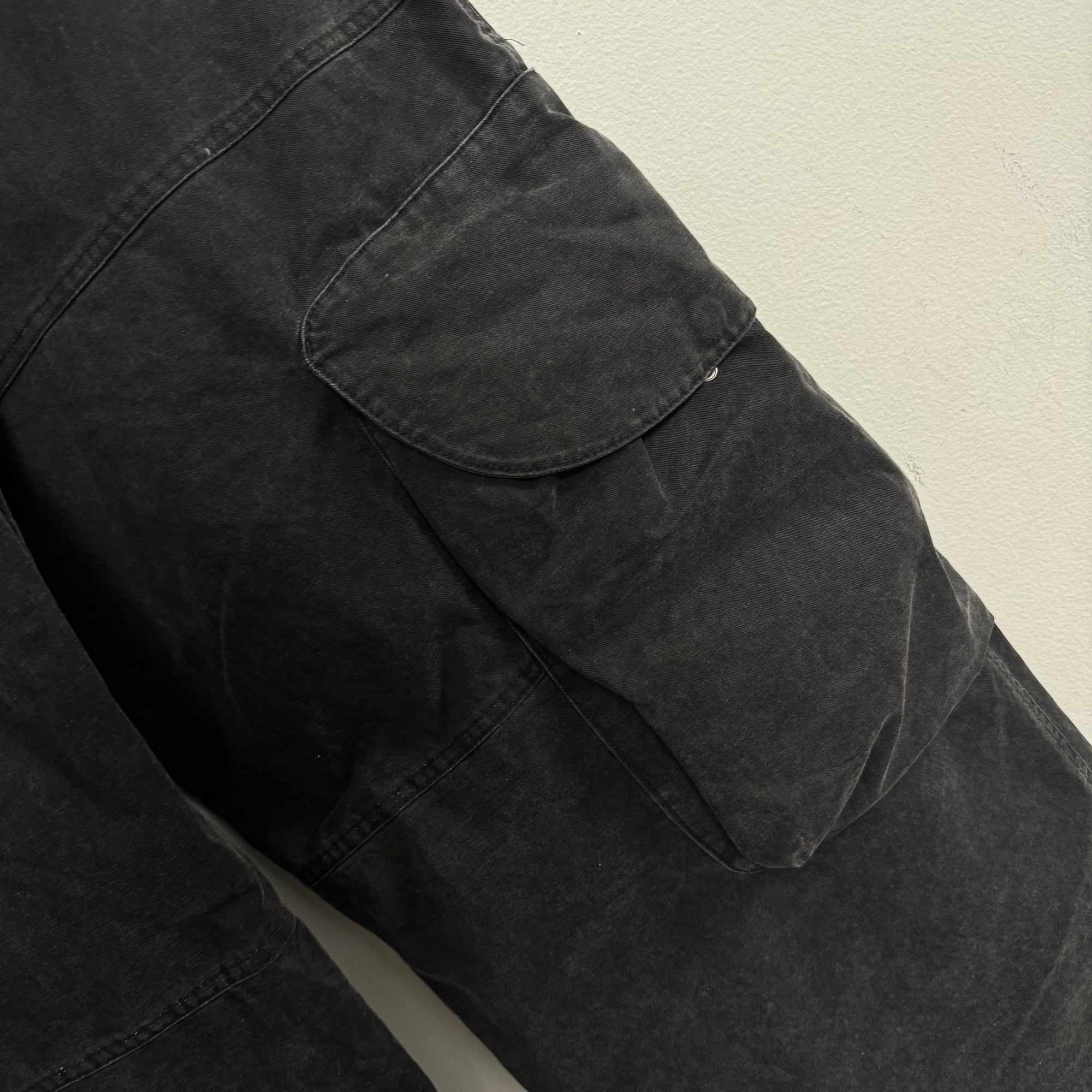Entire Studios Black Gocar Cargo Baggy Pants