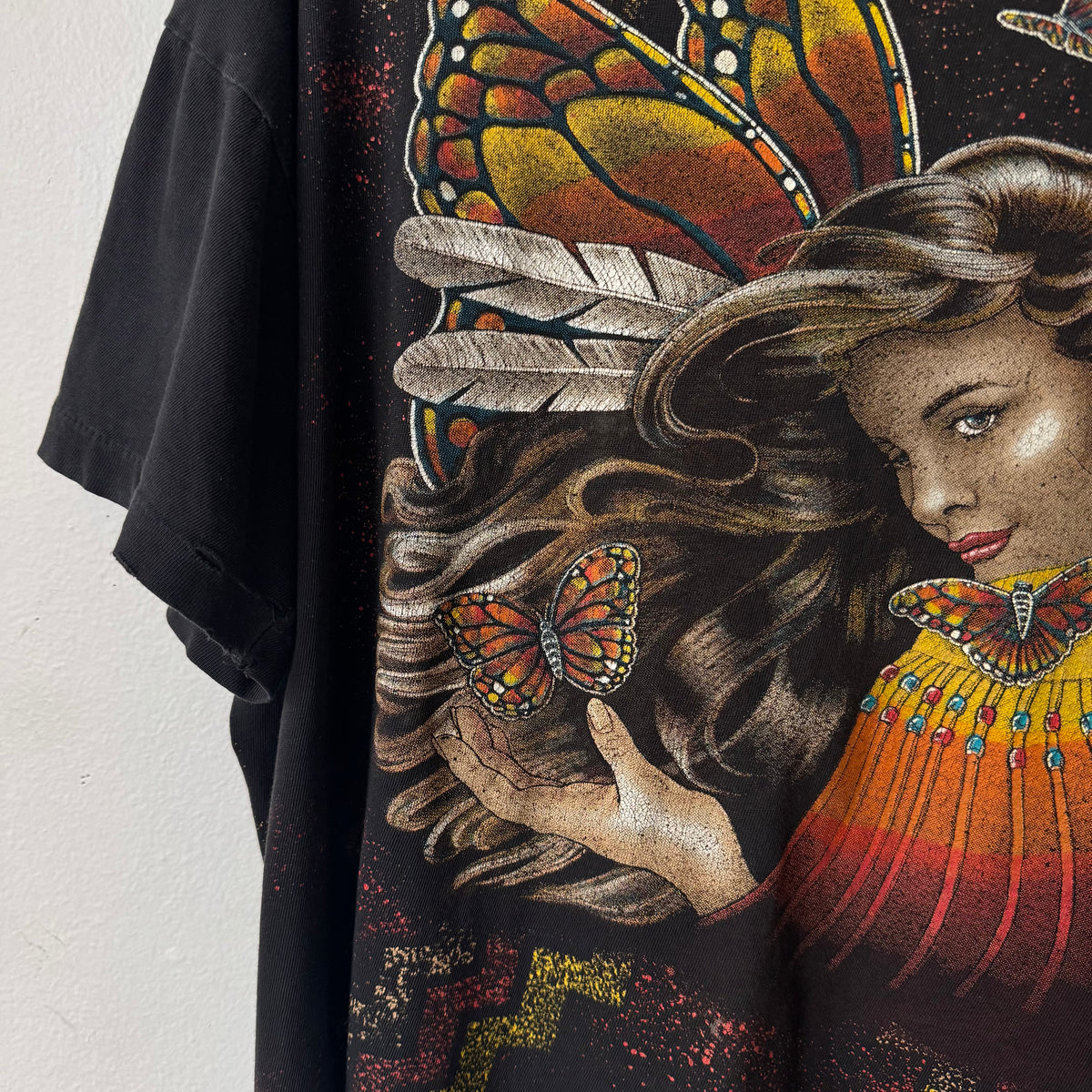 Vintage American Thunder Fairy Butterfly Shirt