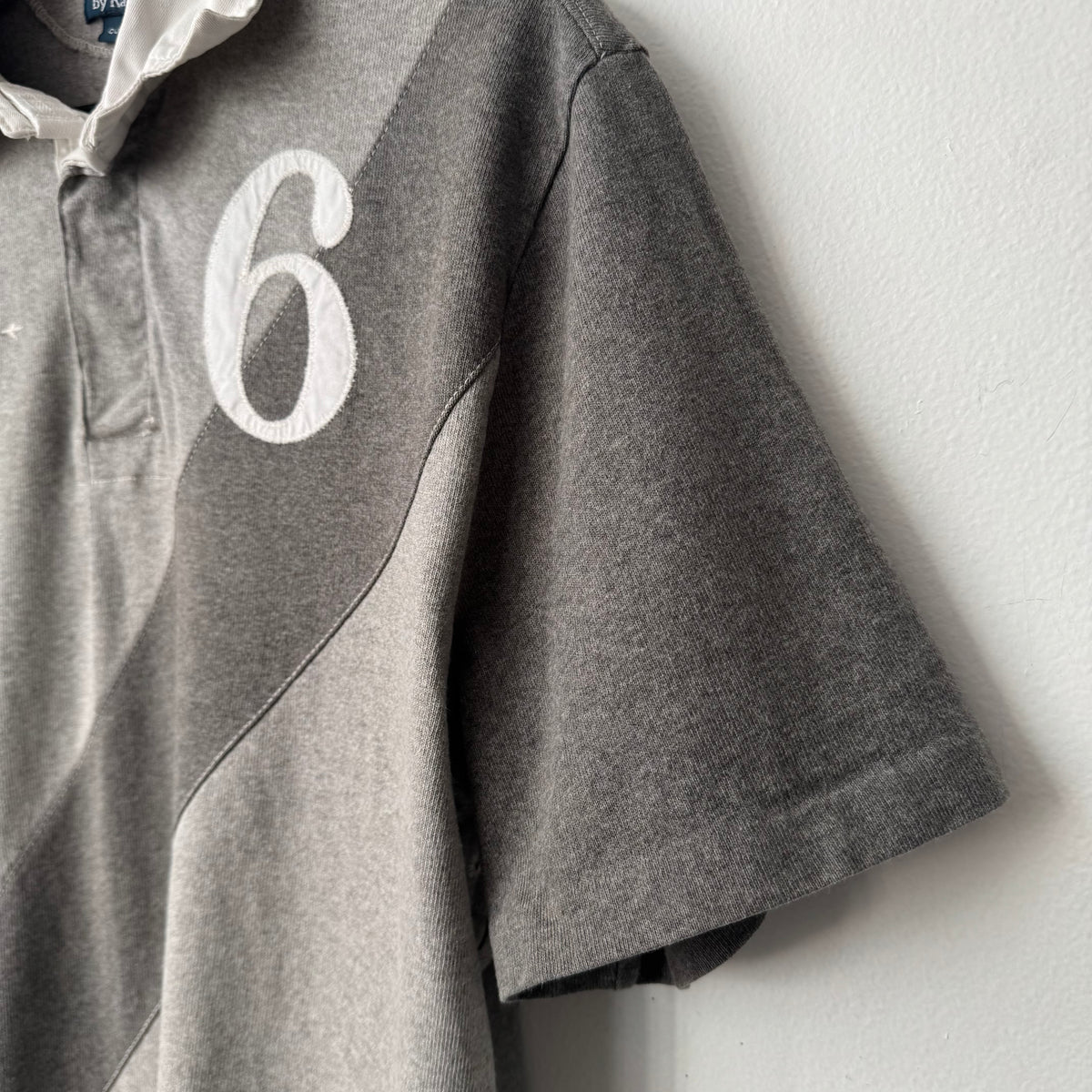 Vintage Ralph Lauren Polo Bleecker Cup Gray Rugby