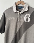 Vintage Ralph Lauren Polo Bleecker Cup Gray Rugby