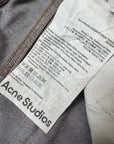 Acne Studios 2023M Black Trafalgar Denim