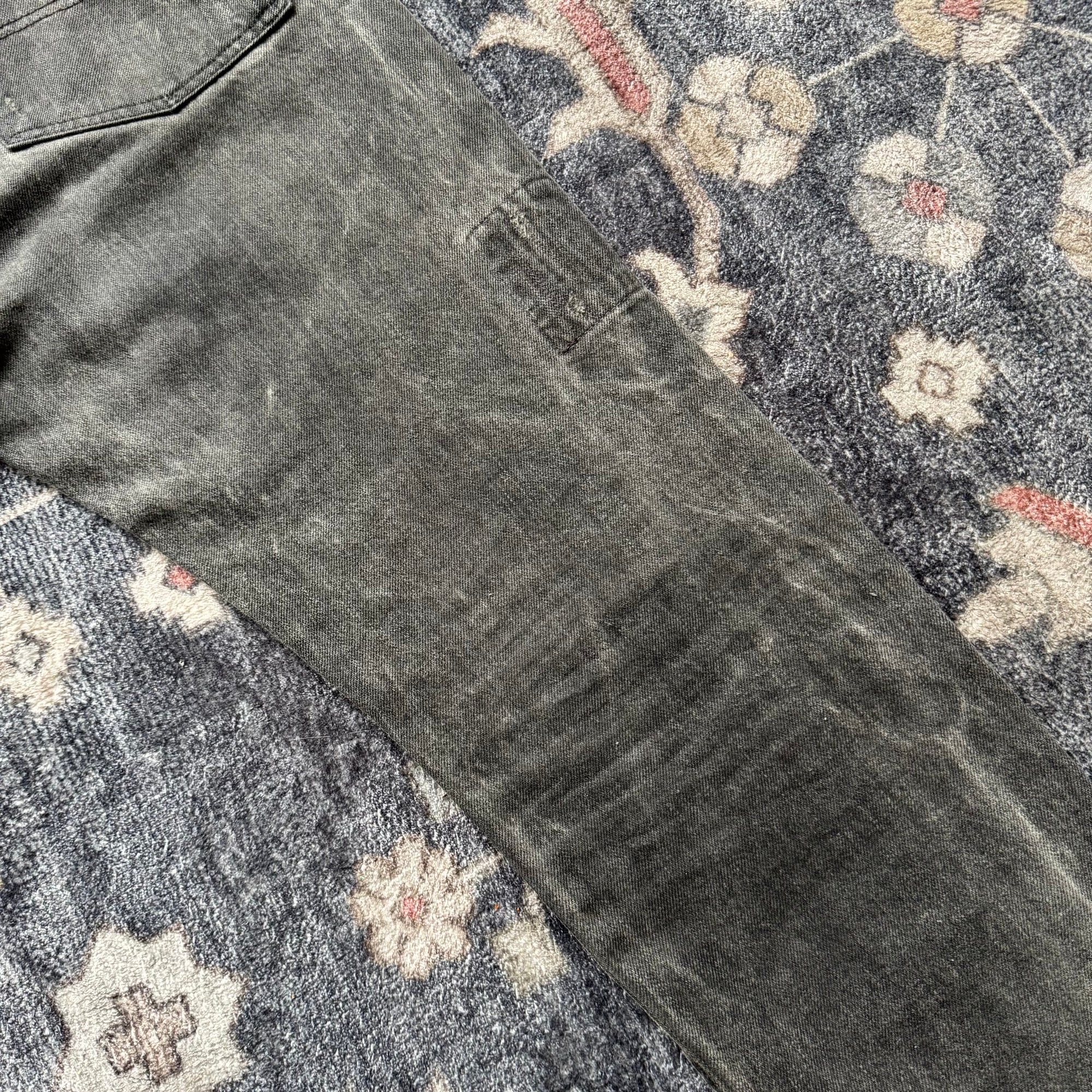 Ralph Lauren Denim &amp; Supply Distressed Straight Leg Grey Denim