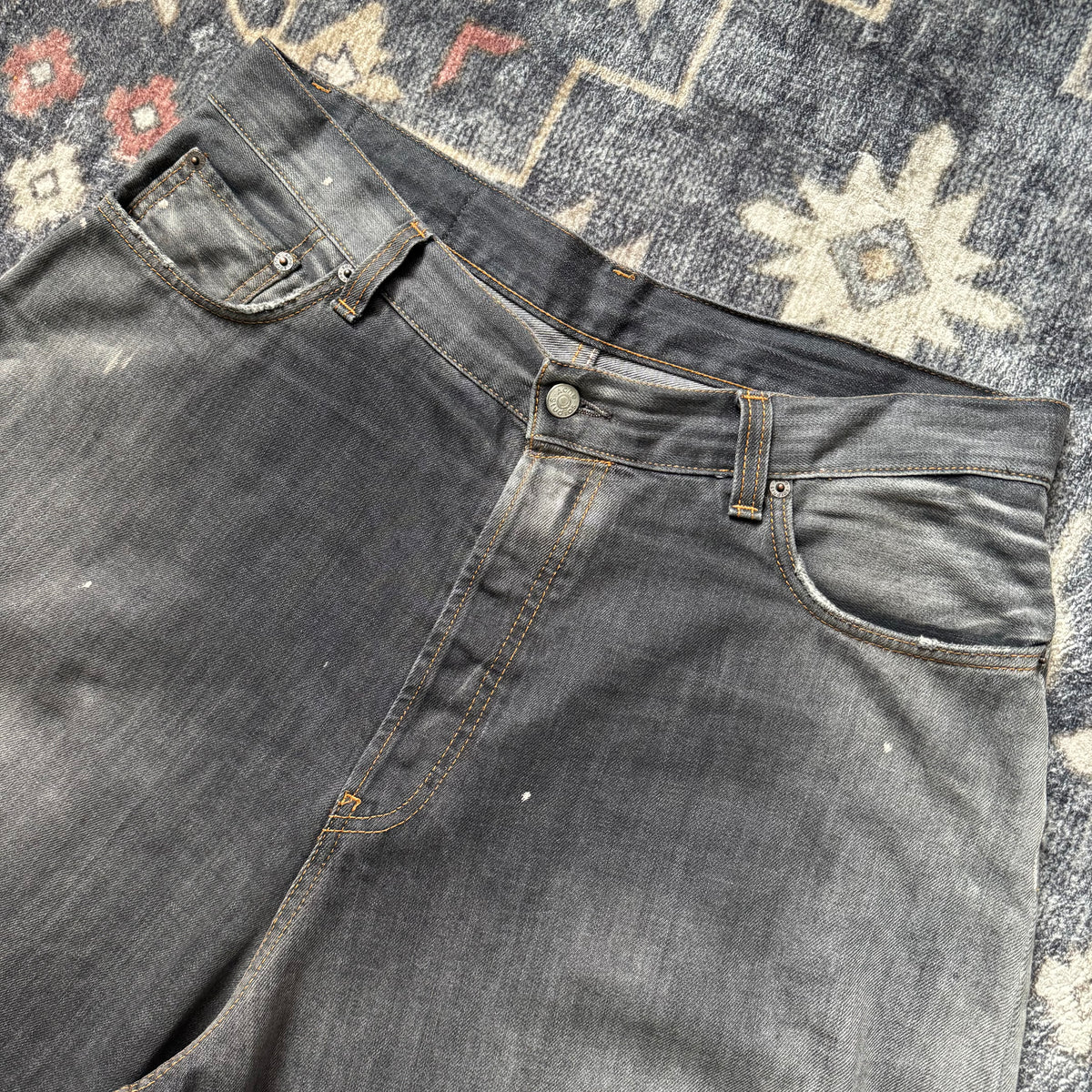 Acne Studios 2023M Black Trafalgar Denim