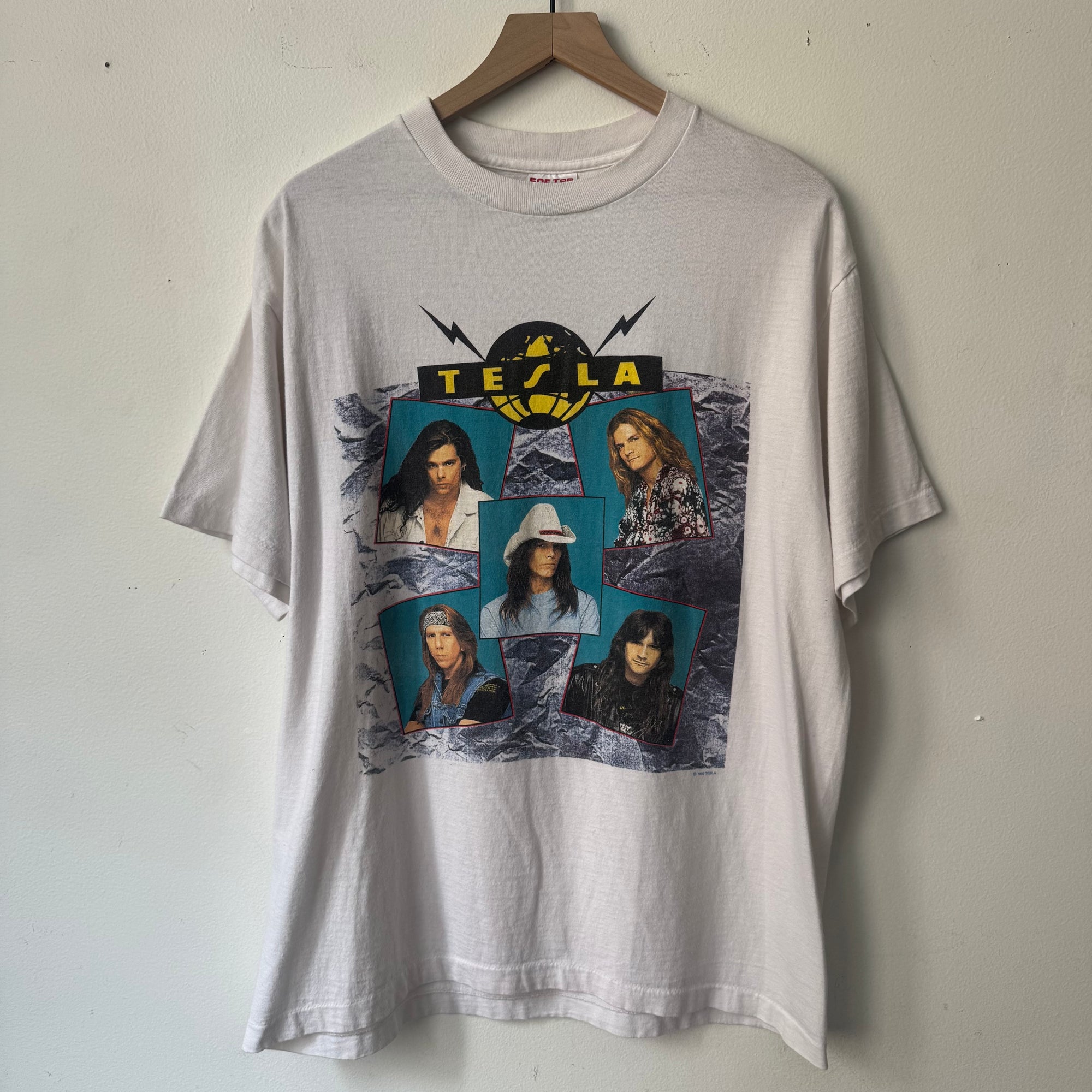 1992 Tesla Psychotic Supper Tour Shirt