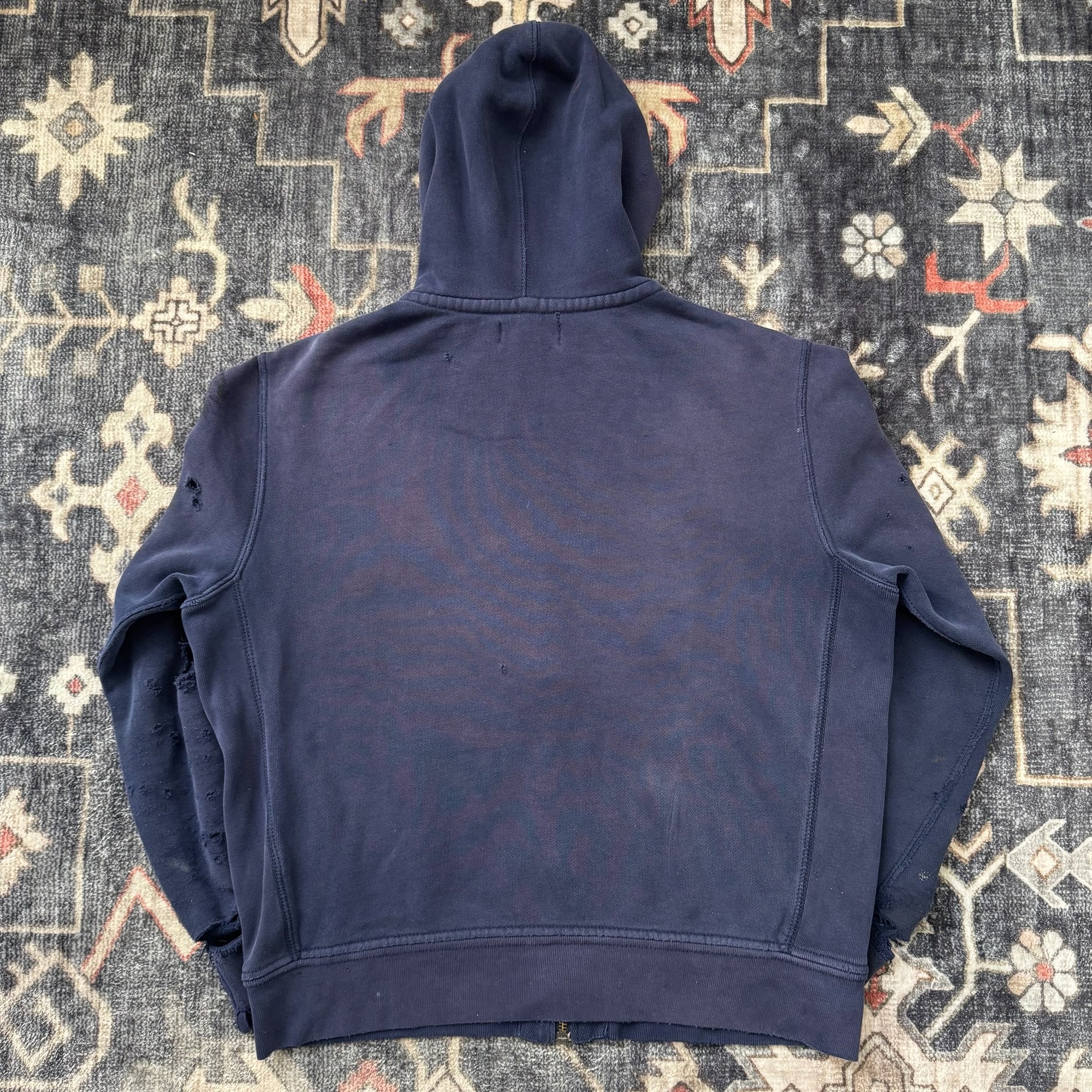 Y2k Ralph Lauren Distressed Hoodie
