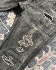 Ralph Lauren Denim & Supply Distressed Straight Leg Grey Denim