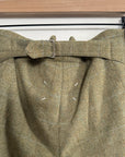 Maison Margiela Green Padded Wool Trousers