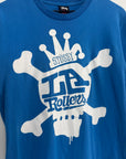 Vintage Blue Stussy LA Rollers Shirt