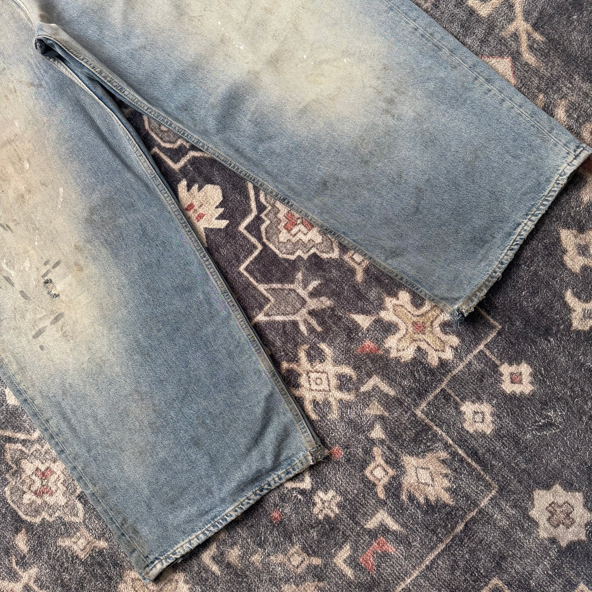 Acne Studios 2023M Paint Splatter Denim