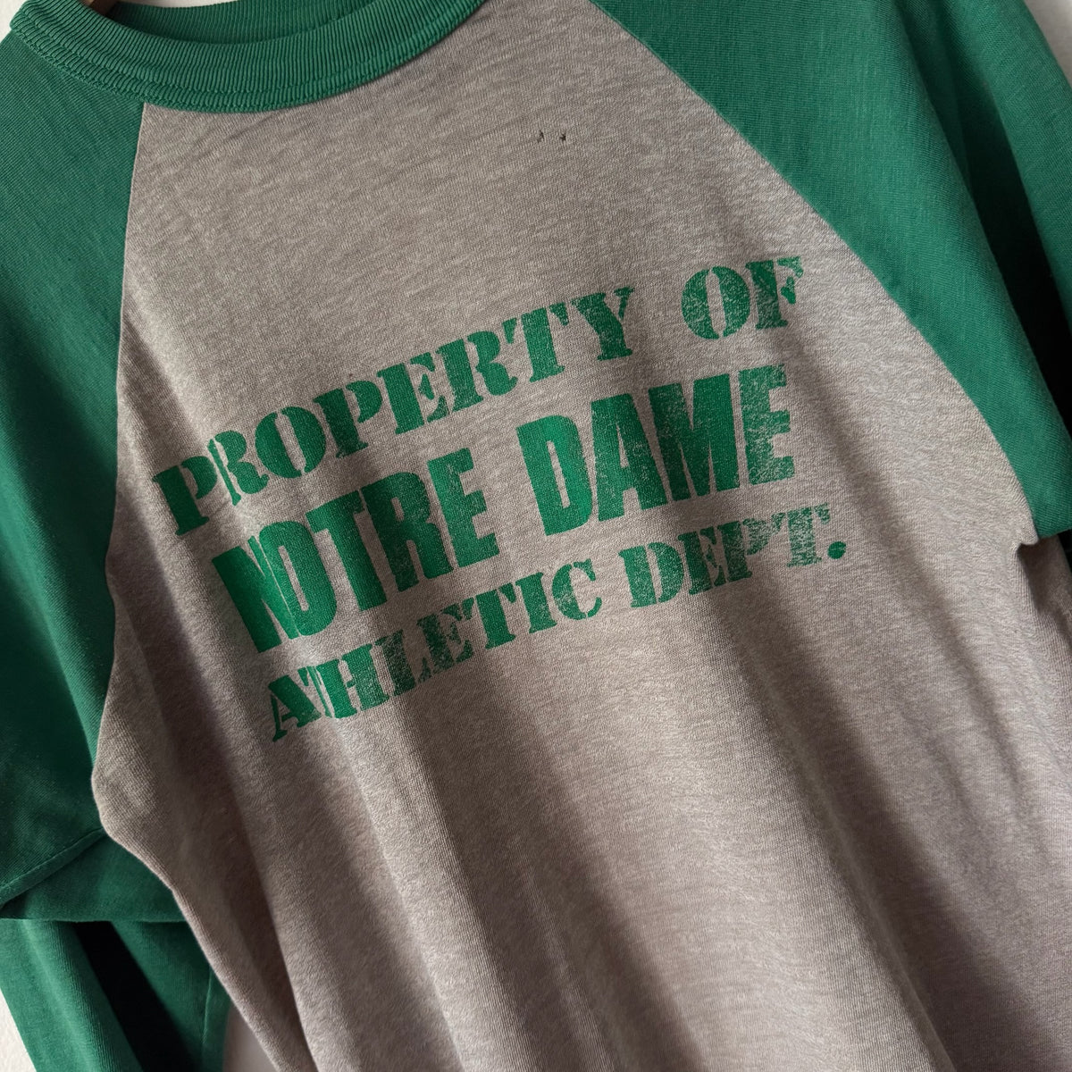 Vintage 1980s Property of Notre Dame