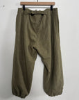 Maison Margiela Green Padded Wool Trousers