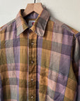 70s Charlie Brown Multicolor Flannel (Made In USA)