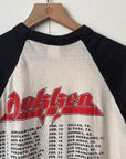 1986 Dokken Rockin American Concert Basebell Tee