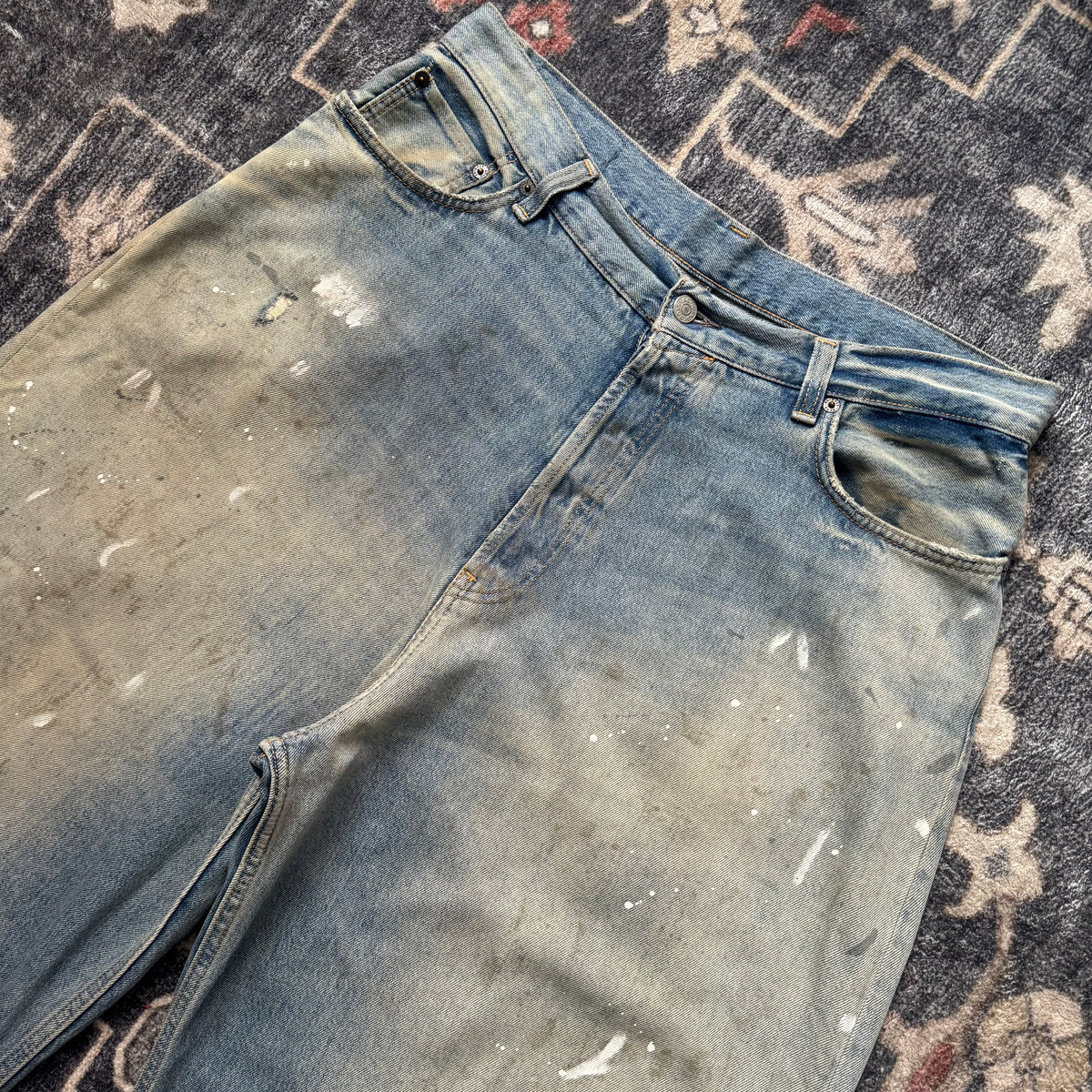 Acne Studios 2023M Paint Splatter Denim