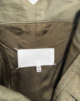 Maison Margiela Green Padded Wool Trousers