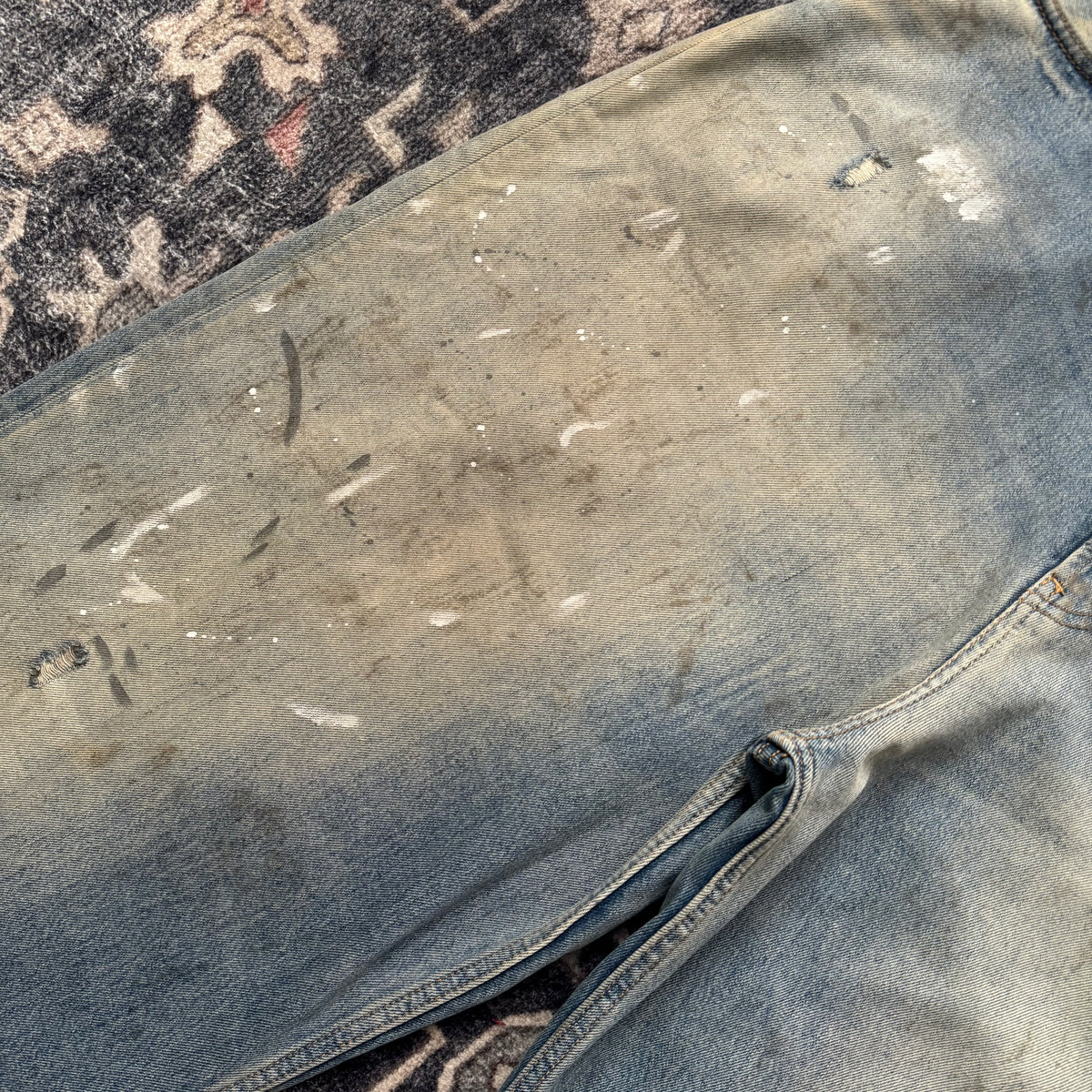 Acne Studios 2023M Paint Splatter Denim