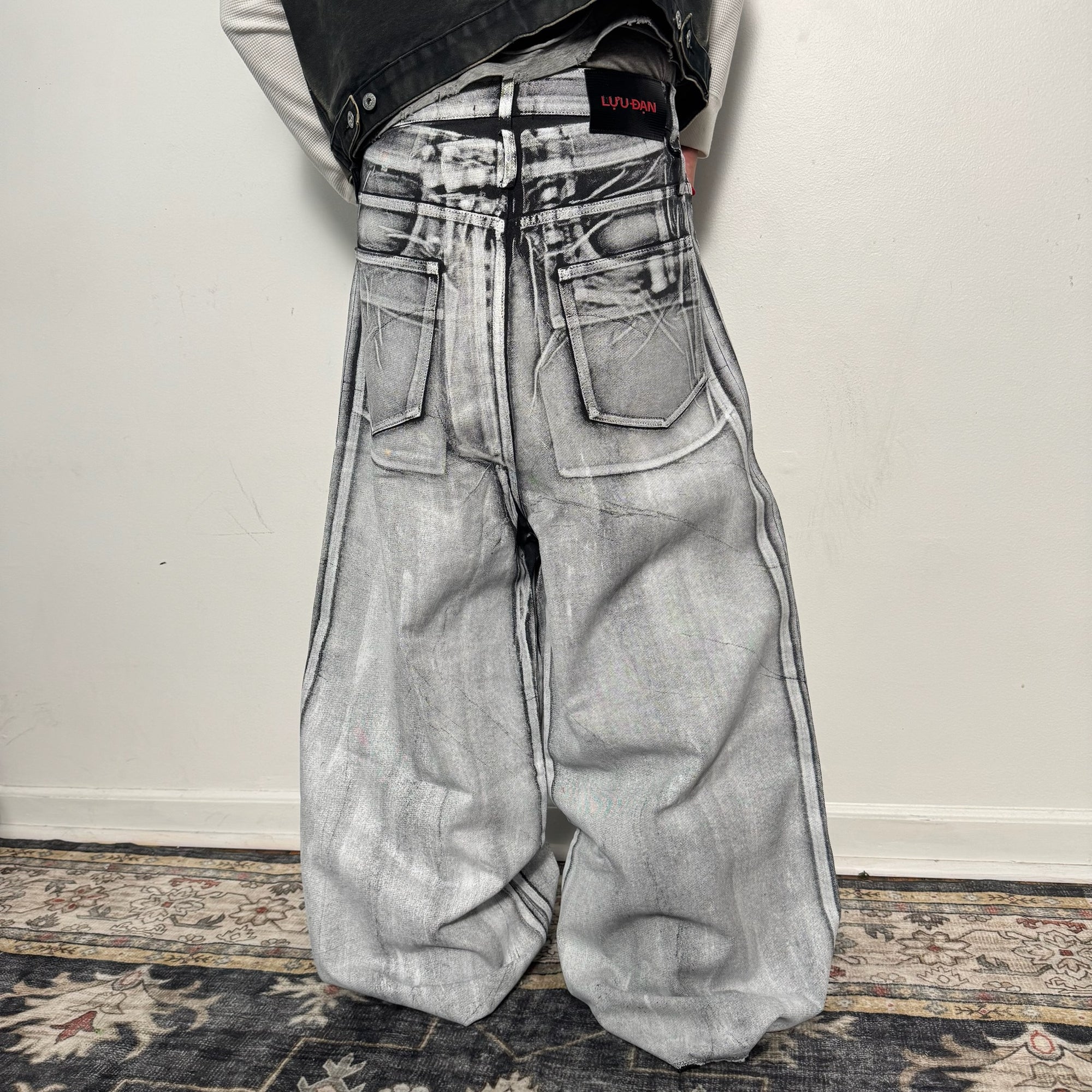 LUU DAN Radiation Dumpster Denim Jeans