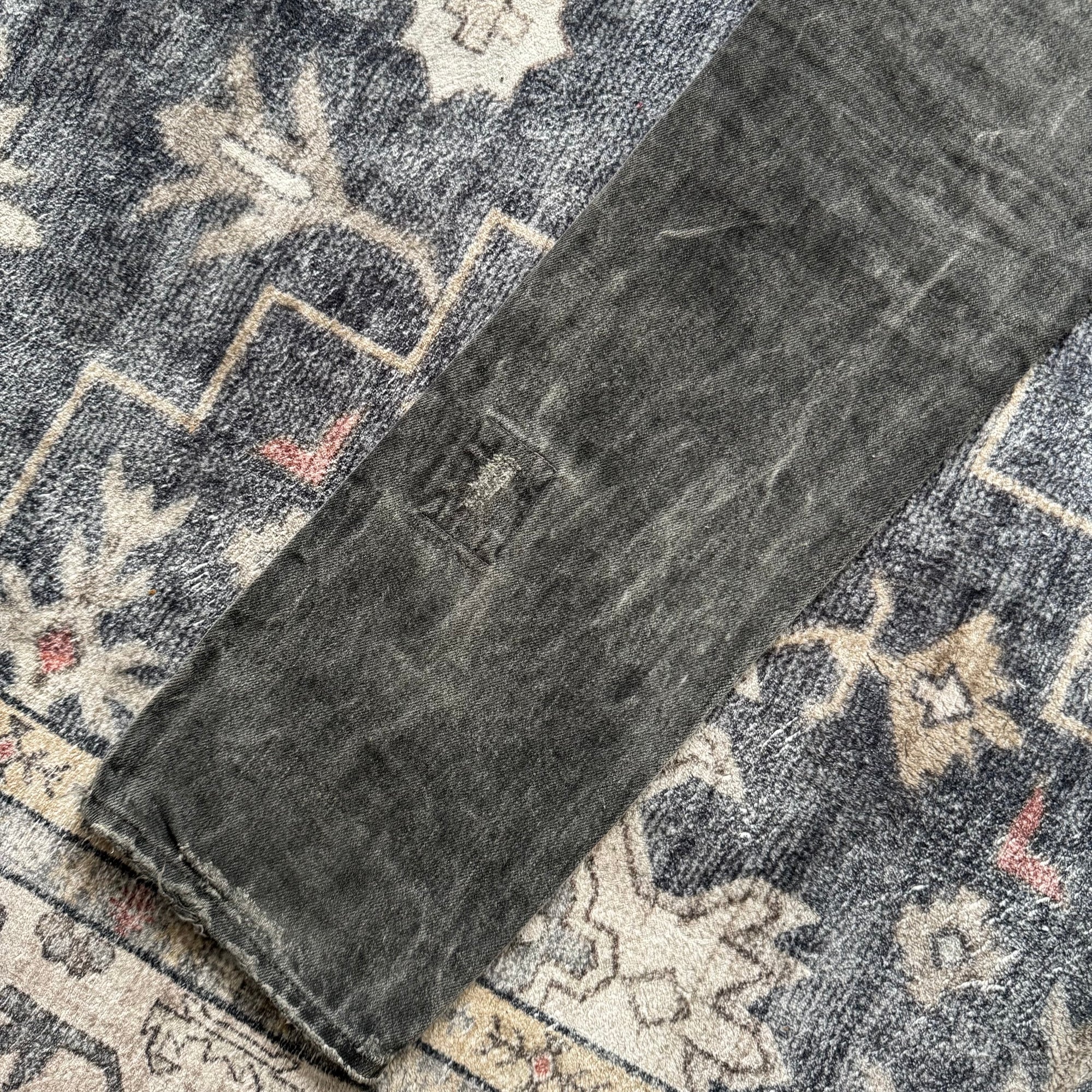 Ralph Lauren Denim &amp; Supply Distressed Straight Leg Grey Denim