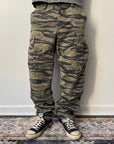 1990s Tiger Camo Military Cargo Pants