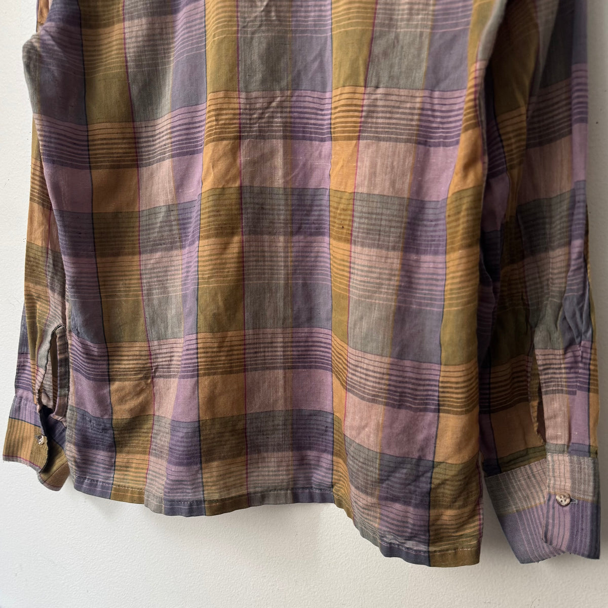 70s Charlie Brown Multicolor Flannel (Made In USA)