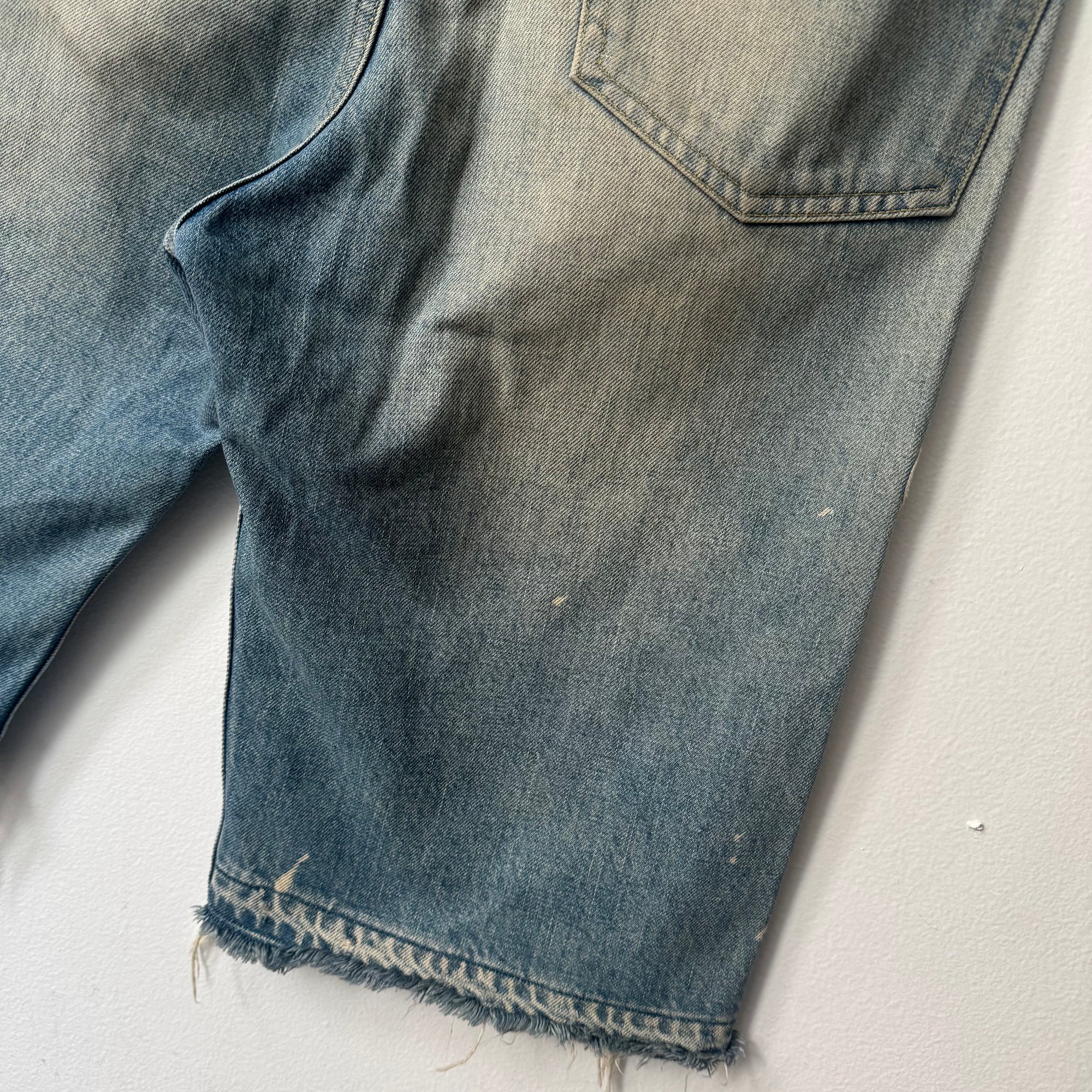Kapital Bone Denim Shorts