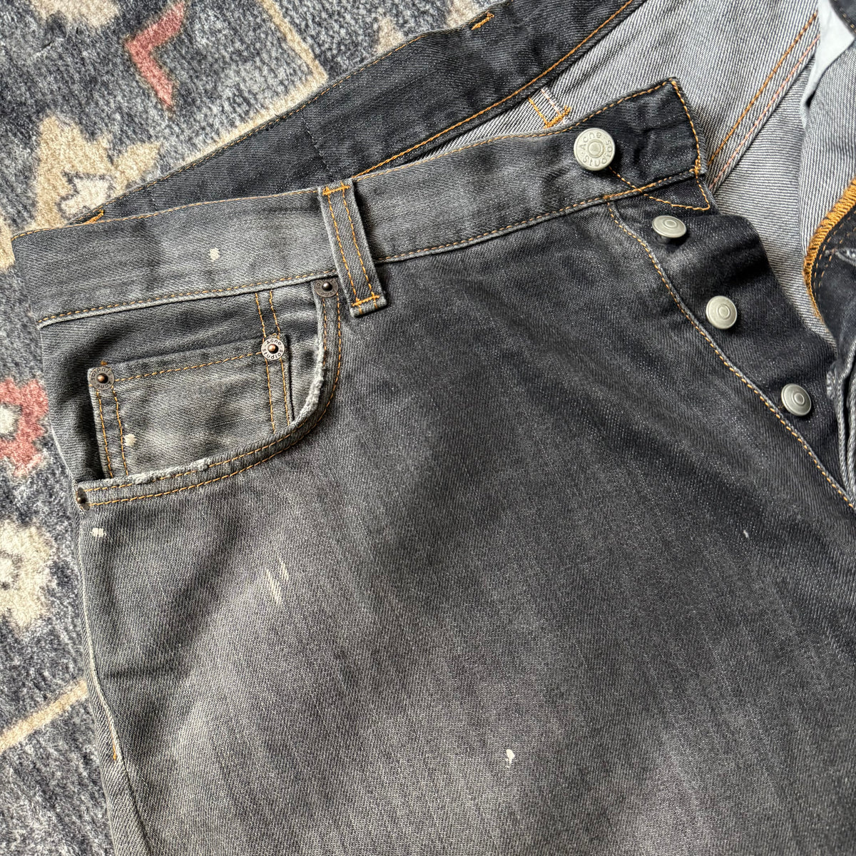 Acne Studios 2023M Black Trafalgar Denim