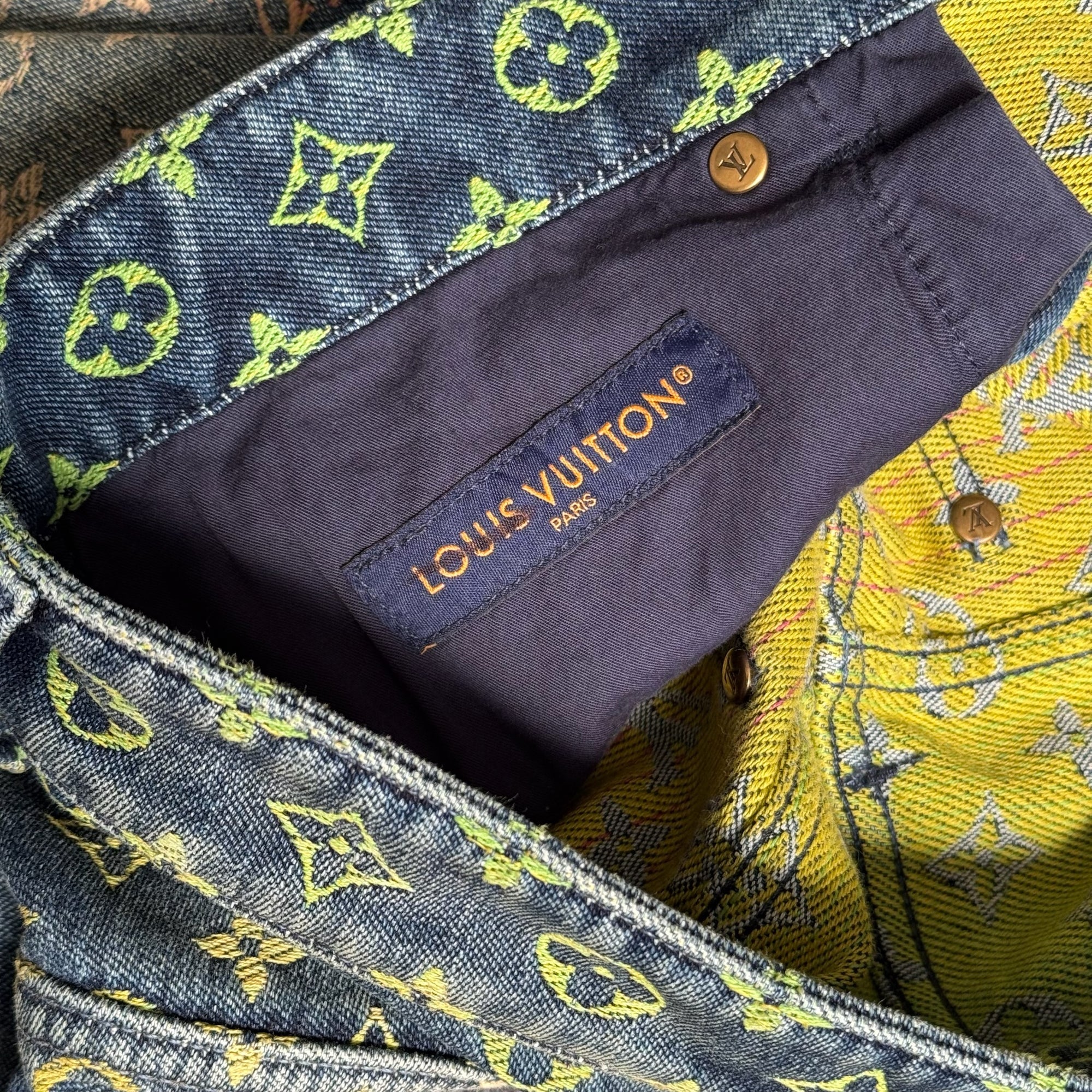 Louis Vuitton Rainbow Monogram Denim Shorts