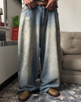 Acne Studios 2023M Paint Splatter Denim
