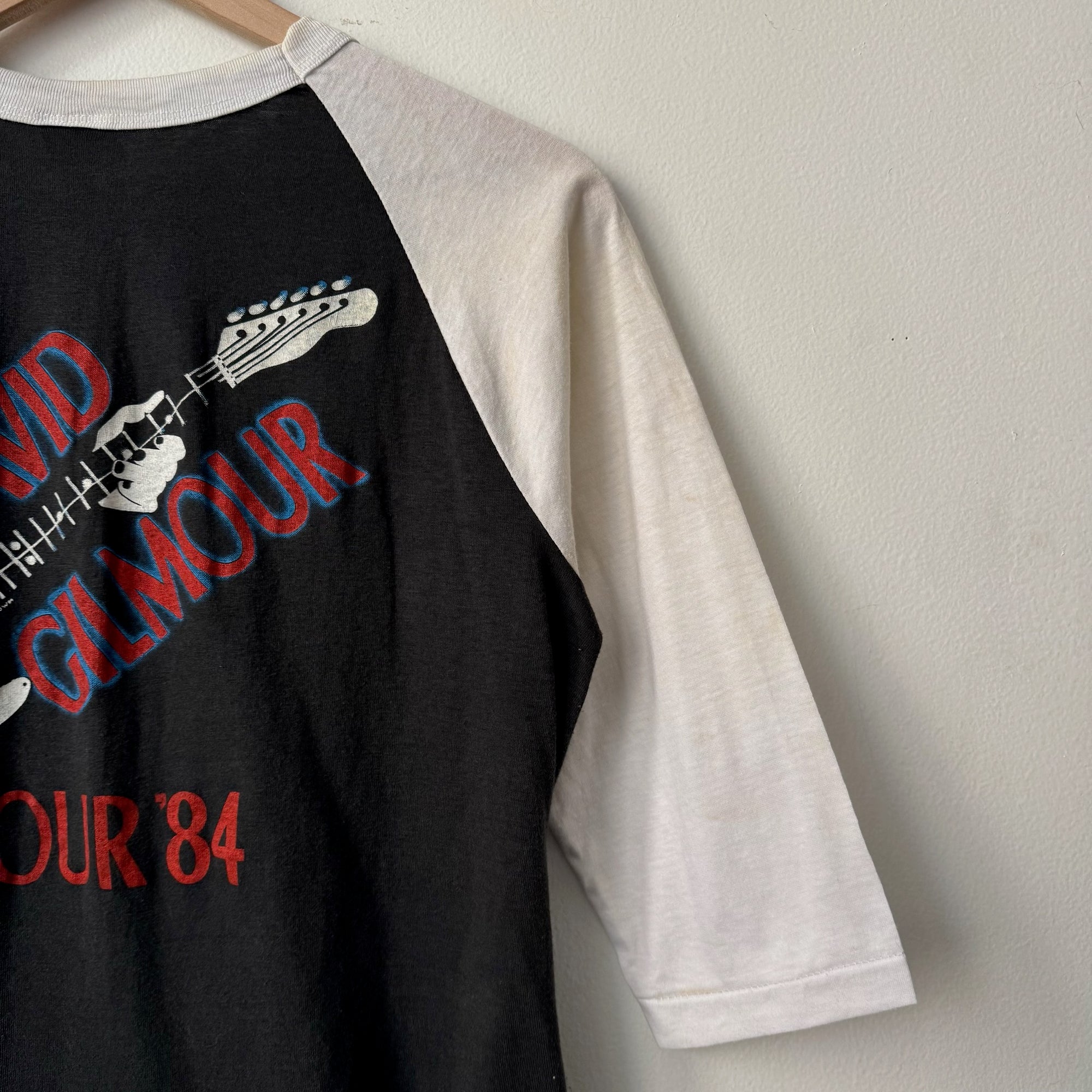 1984 David Gilmour Tour Baseball Tee