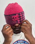 Chanel Cashmere Houndstooth Beanie