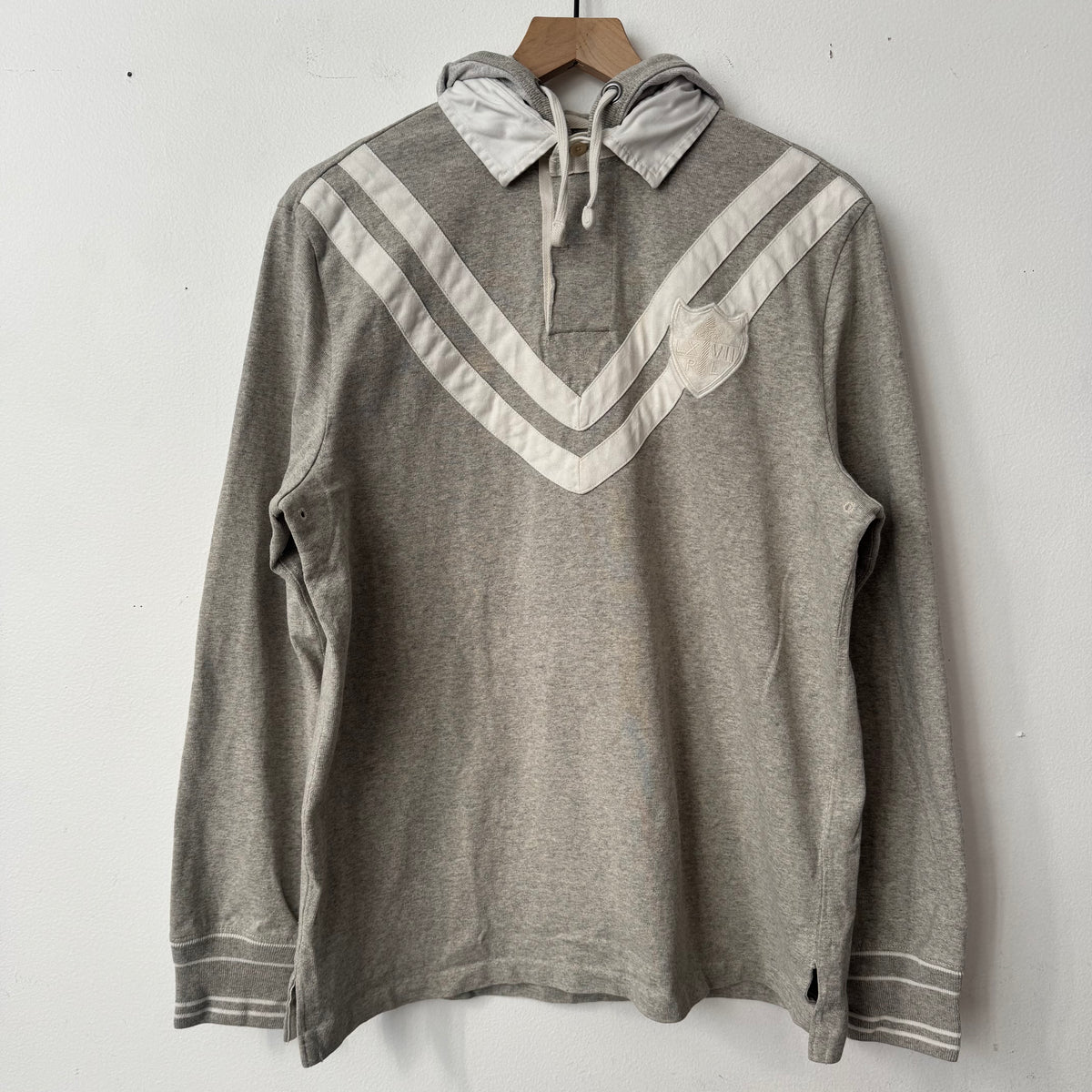 Vintage Polo Ralph Lauren Grey Hooded Rudgy