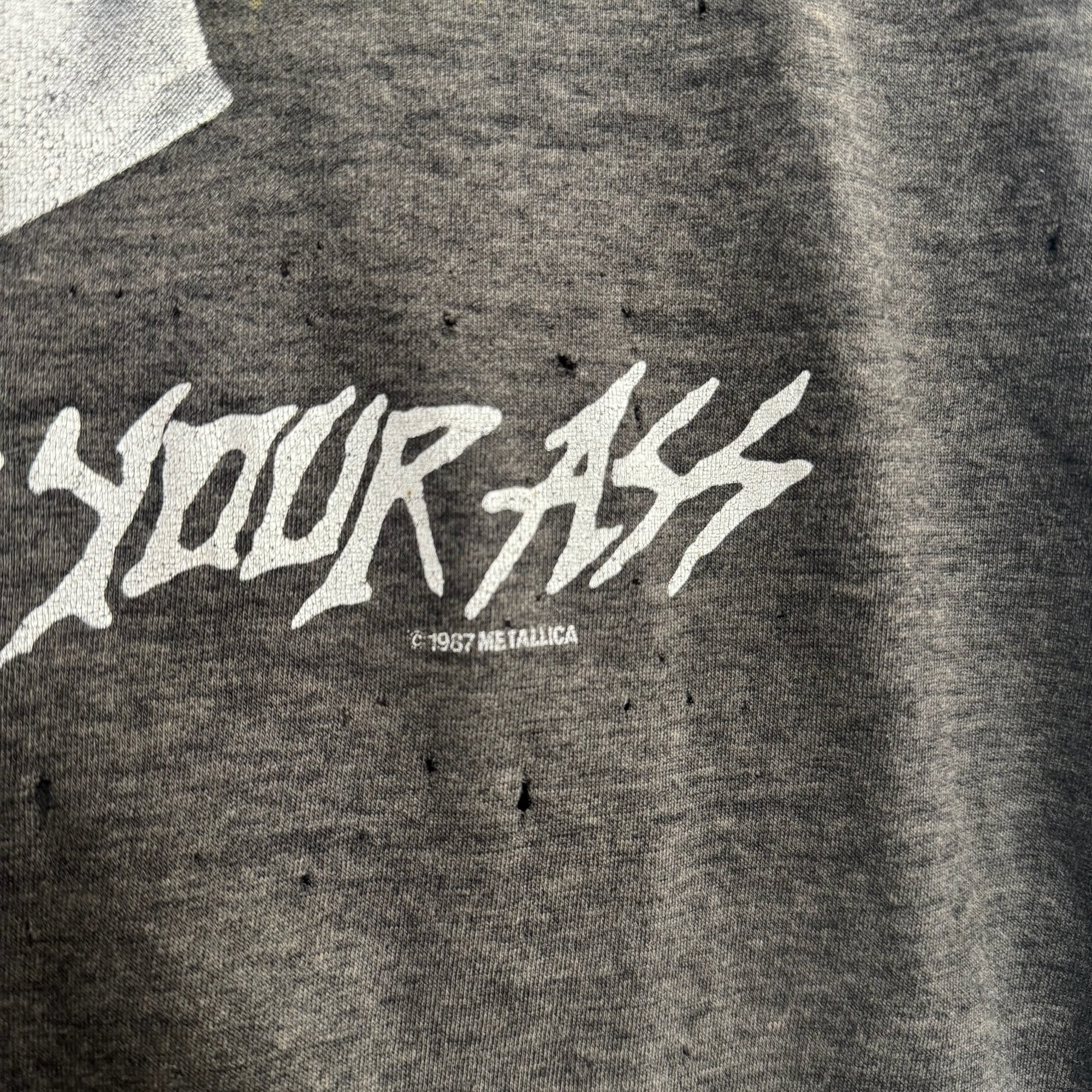 1987 Metallica Metal Up Your Ass Tee