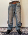 Acne Studios Deconstructed Checked Jeans