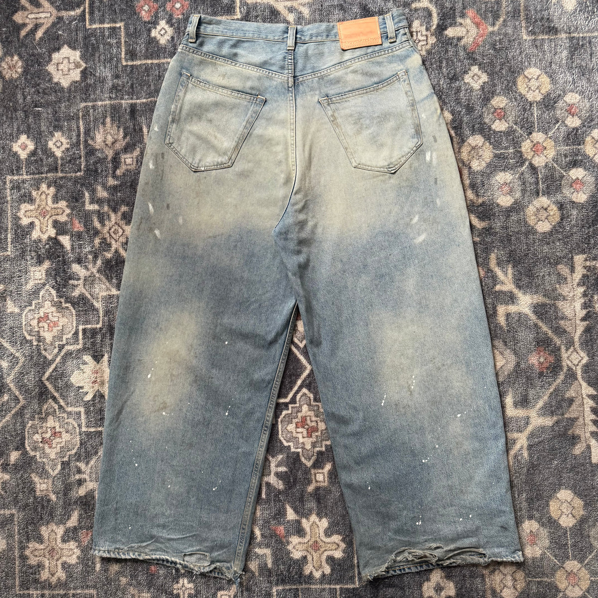 Acne Studios 2023M Paint Splatter Denim