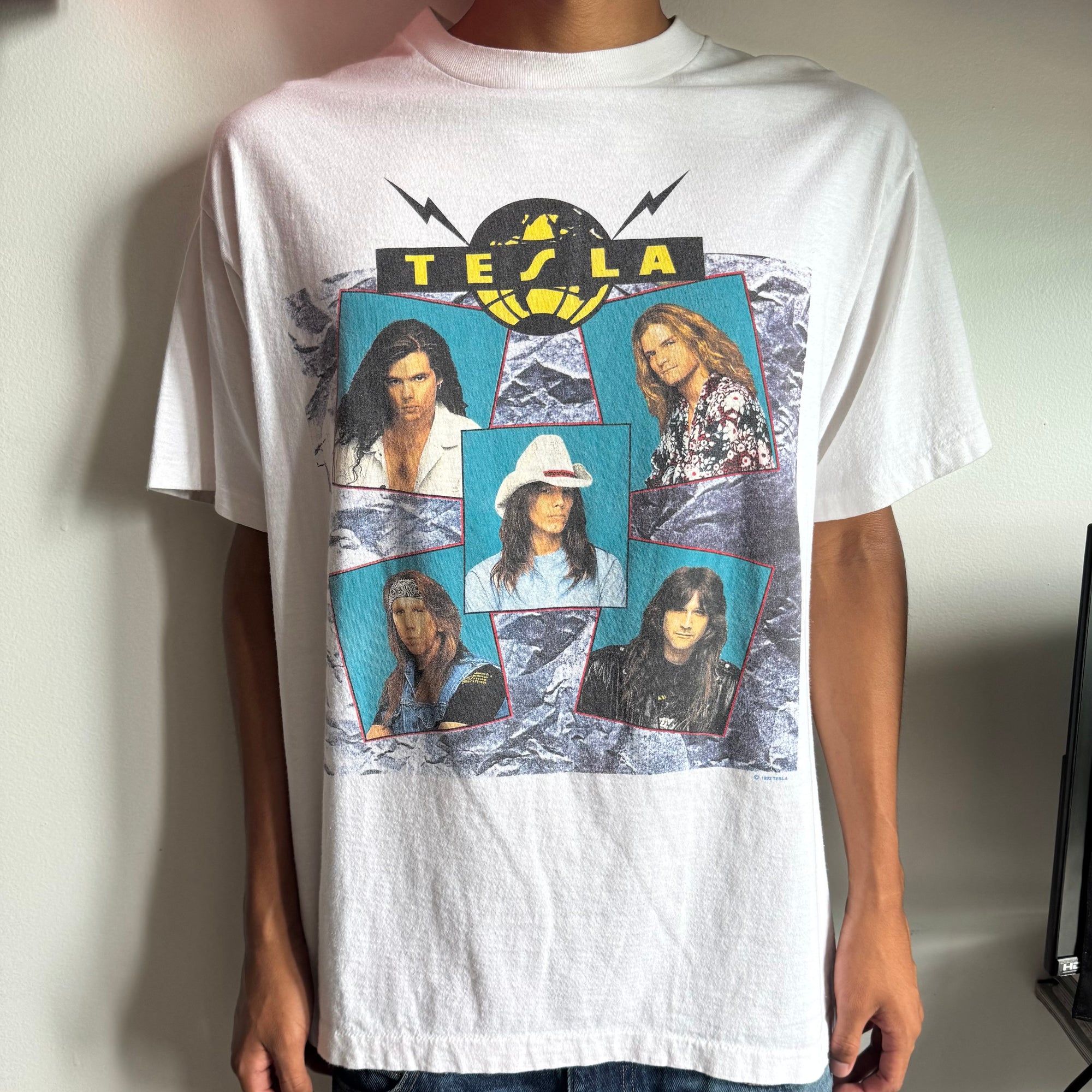 1992 Tesla Psychotic Supper Tour Shirt