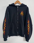 Balenciaga Burning Unity Cotton Hoodie