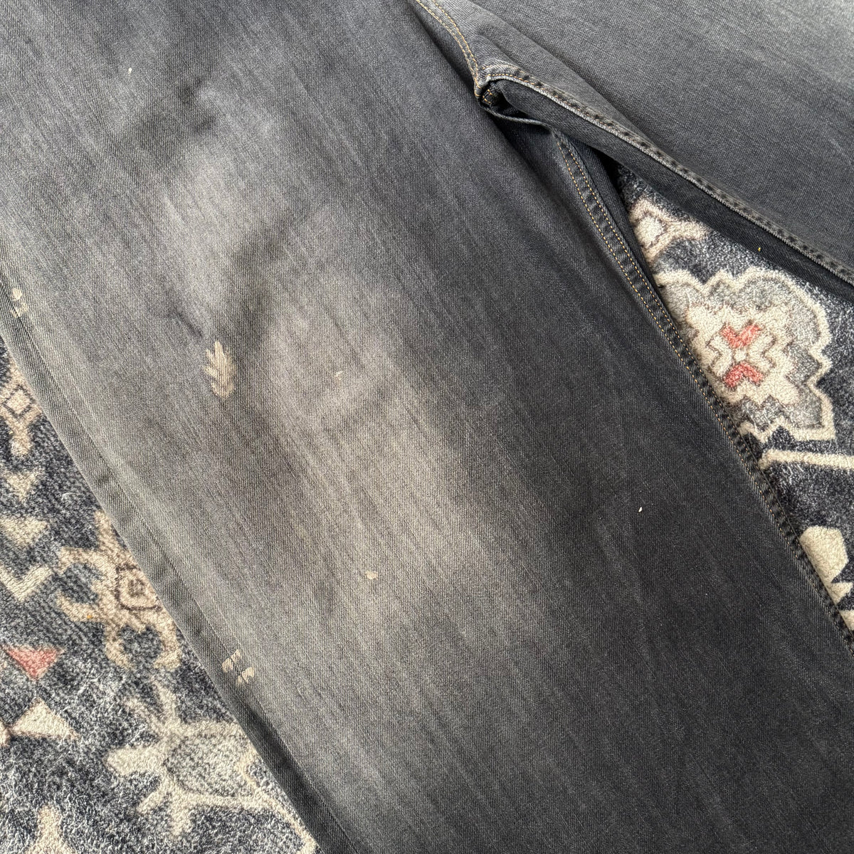Acne Studios 2023M Black Trafalgar Denim
