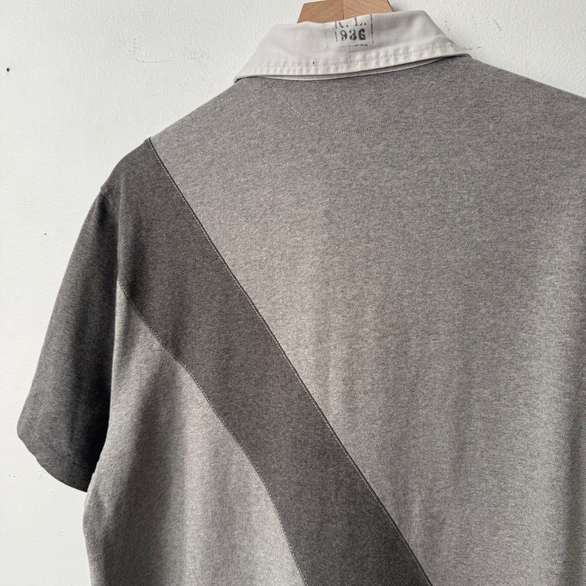 Vintage Ralph Lauren Polo Bleecker Cup Gray Rugby