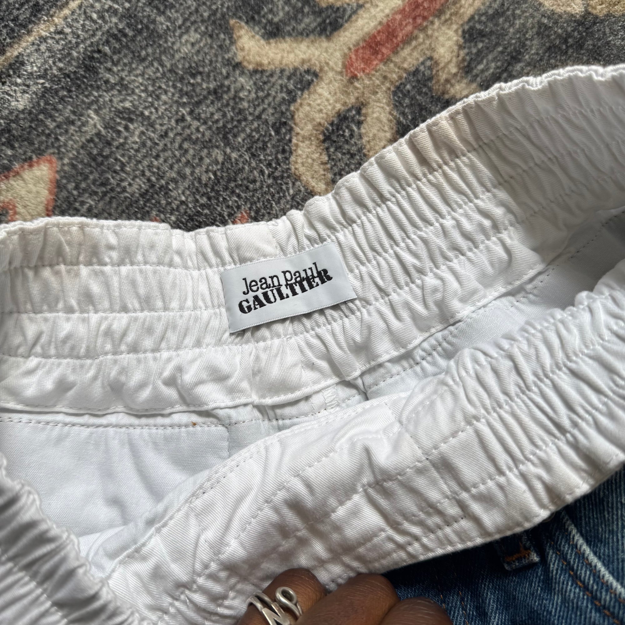 Jean Paul Gaultier Trompe-l’œil Denim Shorts