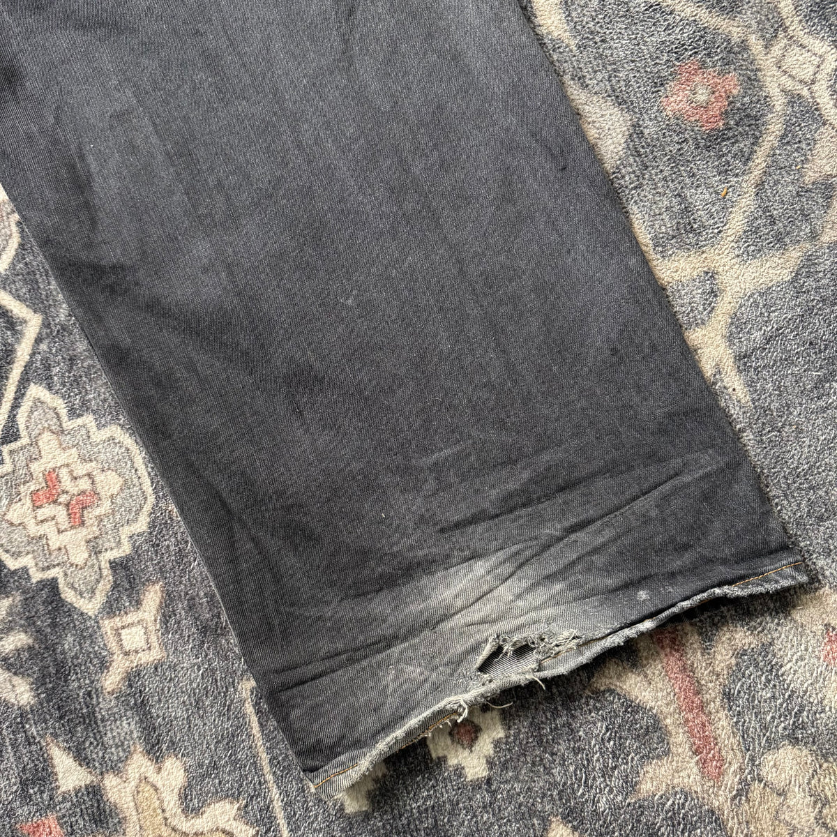 Acne Studios 2023M Black Trafalgar Denim