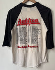1986 Dokken Rockin American Concert Basebell Tee