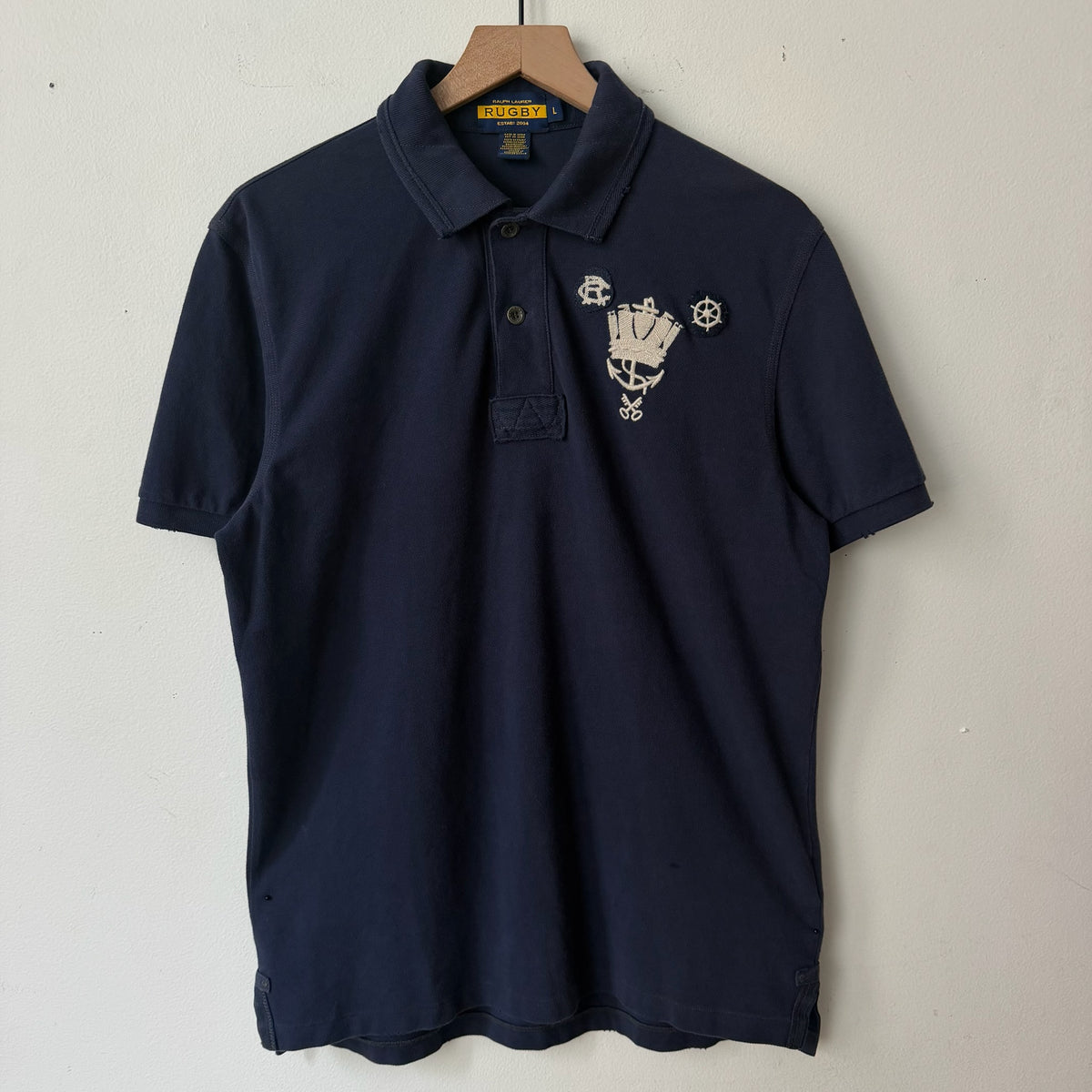Y2K Polo Rugby Ralph Lauren W/ Nautical Flag