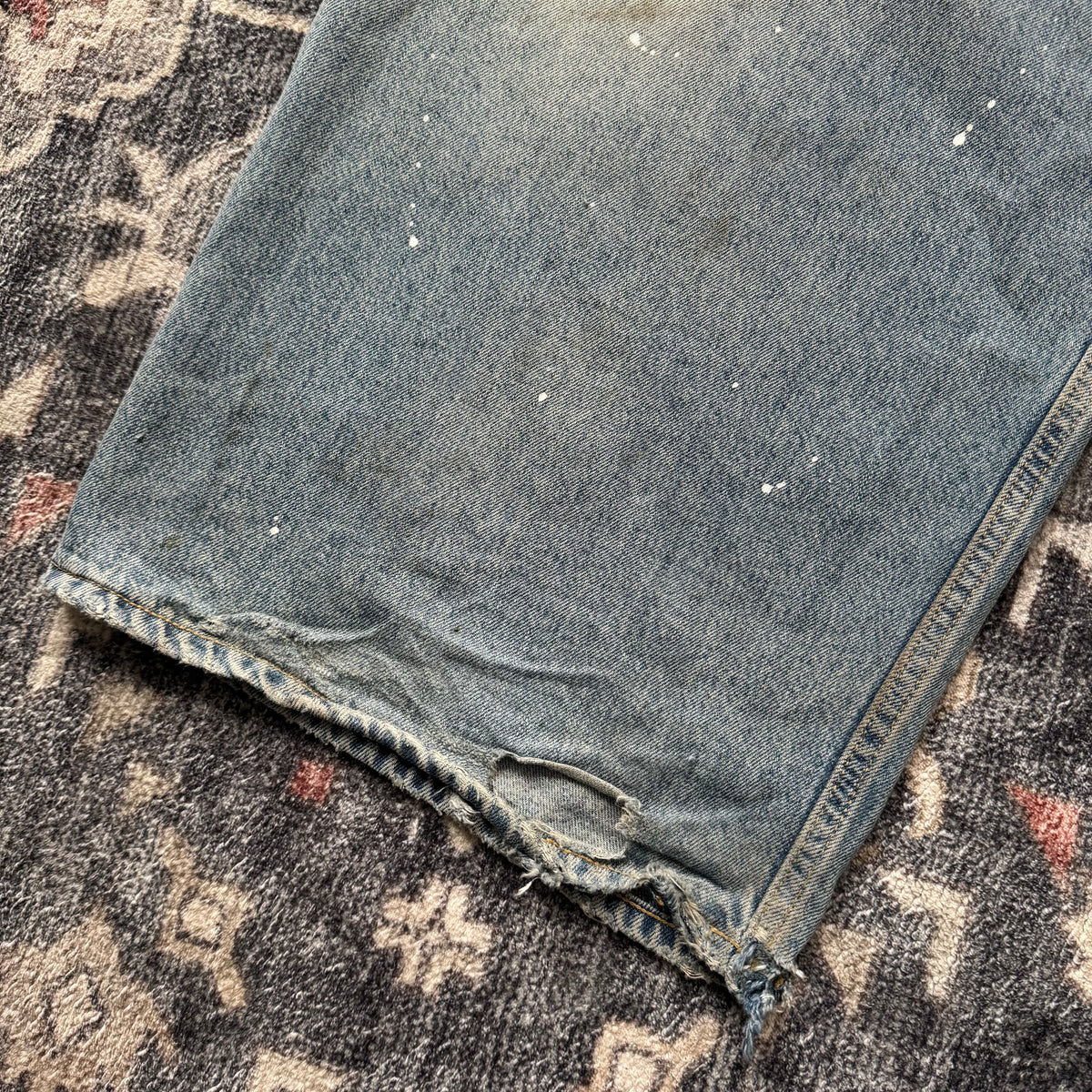 Acne Studios 2023M Paint Splatter Denim