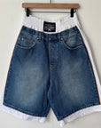 Jean Paul Gaultier Trompe-l’œil Denim Shorts