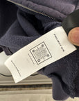 Project G/R Navy Reconstructed Folded Fill Zip Hoodie