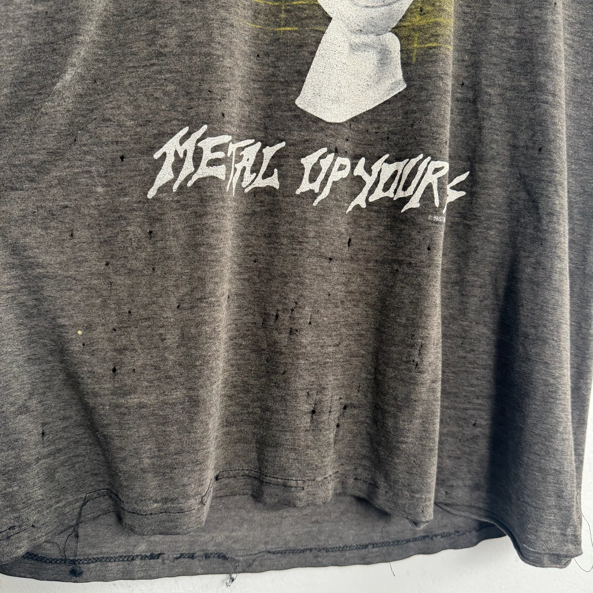 1987 Metallica Metal Up Your Ass Tee