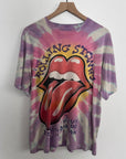 RARE Vintage  1997 The Rolling Stones Bridges to Babylon Tie Dye T shirt