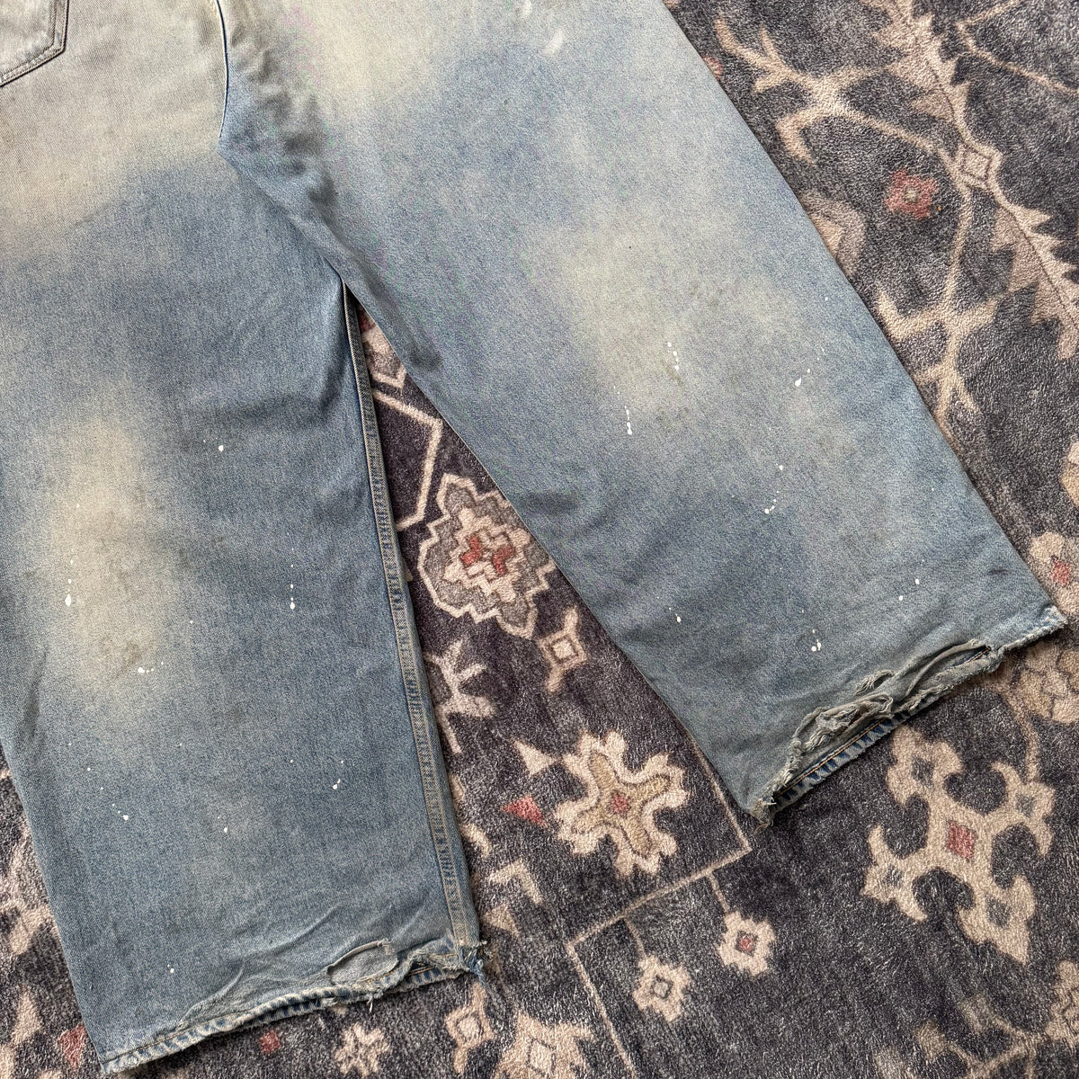 Acne Studios 2023M Paint Splatter Denim