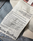 Acne Studios 2023M Paint Splatter Denim